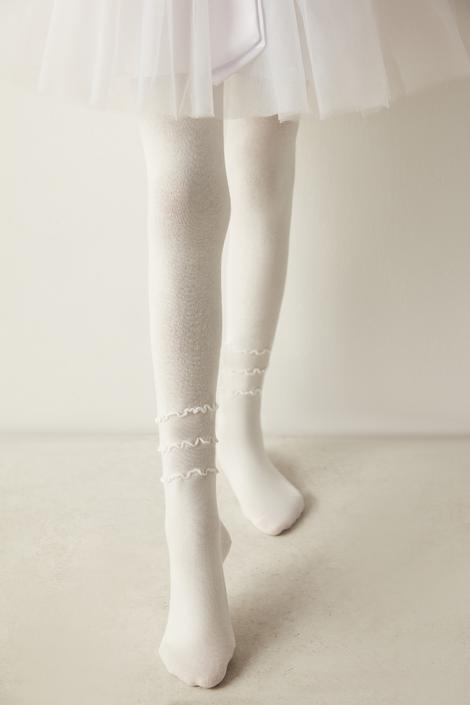 Ruffle Detailed Pantyhose