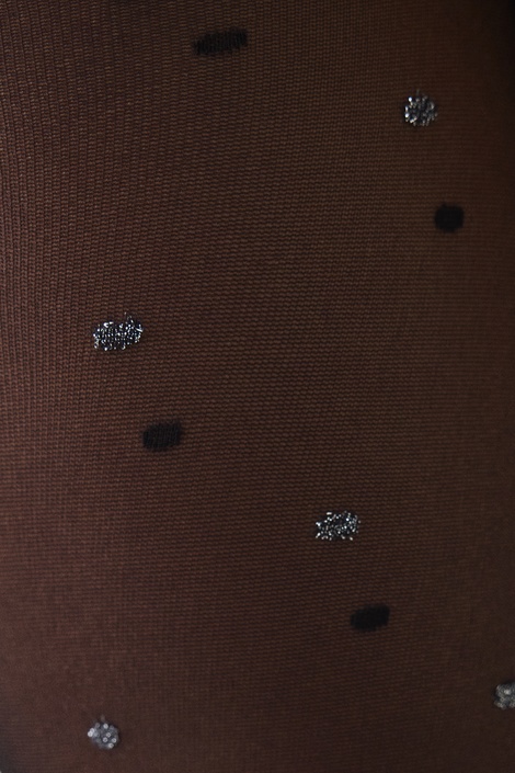 Dres Black Shiny Dotted