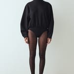 Dres Black Shiny Dotted