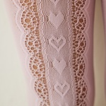 Dres Fete Ribbon Patterned Bow Fishnet