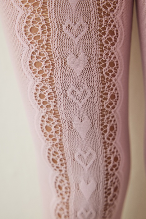 Dres Fete Ribbon Patterned Bow Fishnet