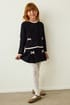 Dres Fete Bow Detailed Cotton 100 Den